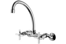 PLUMLINE MODERNA SINK MIXER WALLTYPE CP 15mm