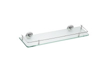 BATHROOM BUTLER LR2126CHRM GLASS SHELF & BOTTLE BAR POLISHED CHROME