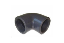 uPVC S/WELD ELBOW 16x90 PLAIN GREY