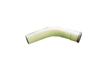 PVC UG BEND 110X45 LONG RADIUS PLAIN U110B