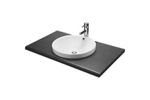 VAAL 706400WH JADE ROUND 0TH COUNTER BASIN WHITE 450mm