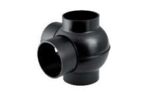 GEBERIT HDPE DOUBLE BRANCHBALL FITTING 125x110mm 85deg 368.335.16.1