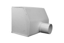 MARLEY HALF ROUND PVC GUTTER RAINWATER HEAD DRH1