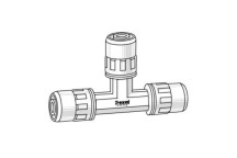 VALSIR VS0160919 PEXAL PPSU EQUAL TEE 40mm