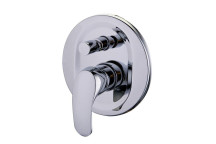 PLUMLINE LYRA U/WALL DIVERTER BATH/SHOWER MIXER CP 15mm