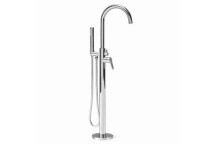 PLUMLINE MENSA BATH MIXER & H/SHR FREESTANDING 15mm CP