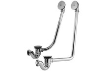 WIRQUIN 30900004 CP BATH TRAP & OVERFLOW SET FOR FREE STANDING BATH