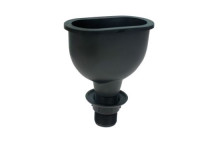 VULCATHENE 497 40mm SMALL OVAL DRIP CUP (178X102mm)