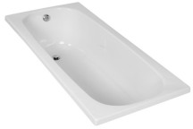 BETTA SHORTLAND DROP-IN BATH NO HANDLES WHITE 1700X750