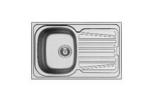 KWIKOT SDI-790-SE SS SEB DROP-IN SINK CLASSIQUE 790X500