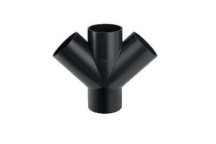 GEBERIT HDPE DOUBLE Y-BRANCH FITTING 110x110x110 135deg 367.235.16.1
