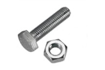 BOLT & NUT GALVANISED M16 X75mm LONG