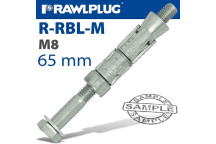 RAWLPLUG RAWLBOLT M8x65mm