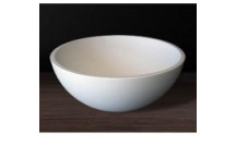 CRYSTALLITE ROUND FREE STANDING BASIN (LARGE) WHITE 385x385x160