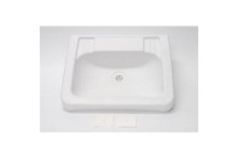 COLOUR TAP BASIN WASTE & BRACKETS WHITE WHB 480X390MM