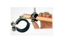 SPLIT PIPE GALV CLAMP & RUBBER LINING 20-24mm