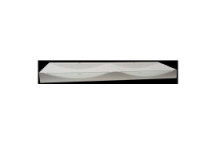 CRYSTALLITE VENUS GLASS FRONT DOUBLE WAVE VANITY 1600x450x110mm