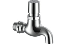 PLUMLINE DEMAND PUSH BUTTON BIBTAP 15MM CP