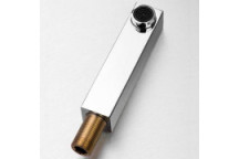 GIO A108 SQUARE WALL SPOUT 130MM CP