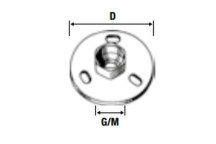 VALSIR VS0398001 FLANGE FOR FIXING TO WALL G1/2X70mm