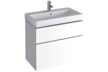 GEBERIT 502.304.01.2 ICON CABINET 2 DRAWERS 740x620x477mm GLOSS WHITE
