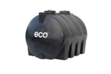 ECO SEPTIC TANK 6000L BLACK (2500MM LONG 1.9M HIGH)