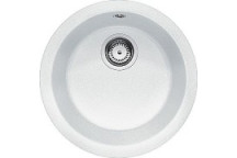 BLANCO RONDO SILGRANIT 450MM INSET SINK INCL FITTINGS WHITE