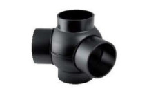 GEBERIT HDPE DOUBLE BRANCHBALL FITTING 110x90mm 85deg  367.380.16.1