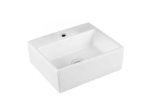 PLUMLINE MERU II RECTANGULAR 1TH F/STANDING BASIN 510X420x140 HIGH