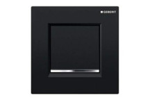 GEBERIT 116.017.KM.1 PNEUMATIC URINAL FLUSH CONTROL TYPE 30  BLACK/CP