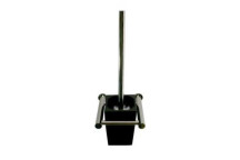 PLUMLINE MANDARA TOILET BRUSH HOLDER S/ST POLISHED ROUND