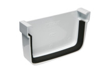 MARLEY SQUARE D-SHAPE PVC GUTTER STOP END SE501