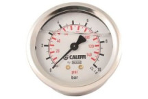 CALEFFI 593-PG (59311) PRESSURE GAUGE GLYCERINE 0-10bar 8mm BACK ENTRY