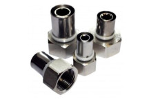 RIFENG STRAIGHT FEMALE ADAPTOR BRASS 20x1/2 CRIMPED