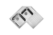 FRANKE 1010024 STX621 STUDIO CORNER SINK RHD 830X830