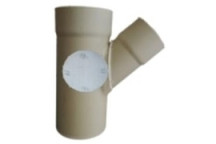 PVC UG JUNCTION 250X200X45 ACCESS LEFT REDUCING FABRICATED S/WELD SS