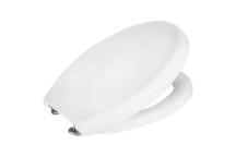 WIRQUIN 20900002 S-1 TOILET SEAT & COVER WITH SS HINGE - WHITE (2.2Kg)