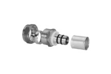 RIFENG STRAIGHT COMPRESSION COUPLING FOR COPPER 20x22mm CRIMPED