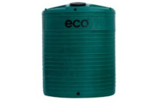 ECO WATER TANK VERTICAL 10000Lt GREEN (40mm IN/OUTLET)