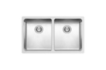 KWIKOT SDI-776-DUM SS DOUBLE BOWL UNDERMOUNT SINK 776x456x200mm