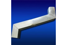 GALV RWG SOLDERED DOWNPIPE OFFSET 0.4 100x75x600mm