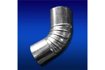 GALV RWG ROUND CRIMPED DOWNPIPE SHOE 0.4 75mm