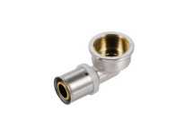 PEXMAN FEMALE ELBOW BRASS 20x1/2 CRIMPED