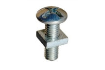 GUTTER BOLT & NUT GALVANISED M6 X20mm