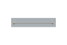 PLUMLINE MERU SINGLE TOWEL RAIL 800 S/ST POLISHED SQUARE