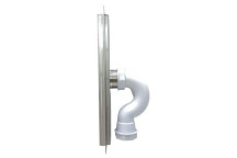 PLUMLINE S/S UNIVERSAL 600mm SHOWER CHANNEL incl TRAP (excl. GRID)