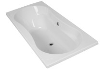 BETTA ORIGAMI DROP-IN BATH NO HANDLES WHITE 1900X800