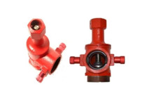 WOODLANDS WTD-80 RIGHT ANGLE TAMPERPROOF HYDRANT & DBL LUG OUT