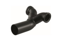 GEBERIT HDPE DOUBLE CONN. & OFFSET FOR WH PAN 110x110mm 367.904.16.1