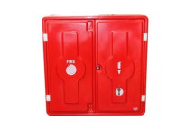 FIRE HOSE REEL CABINET CLOSED BACK LOCKABLE (FIBRE GLASS)